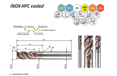 ACTIONMILL INOX-HPC – pohled 1