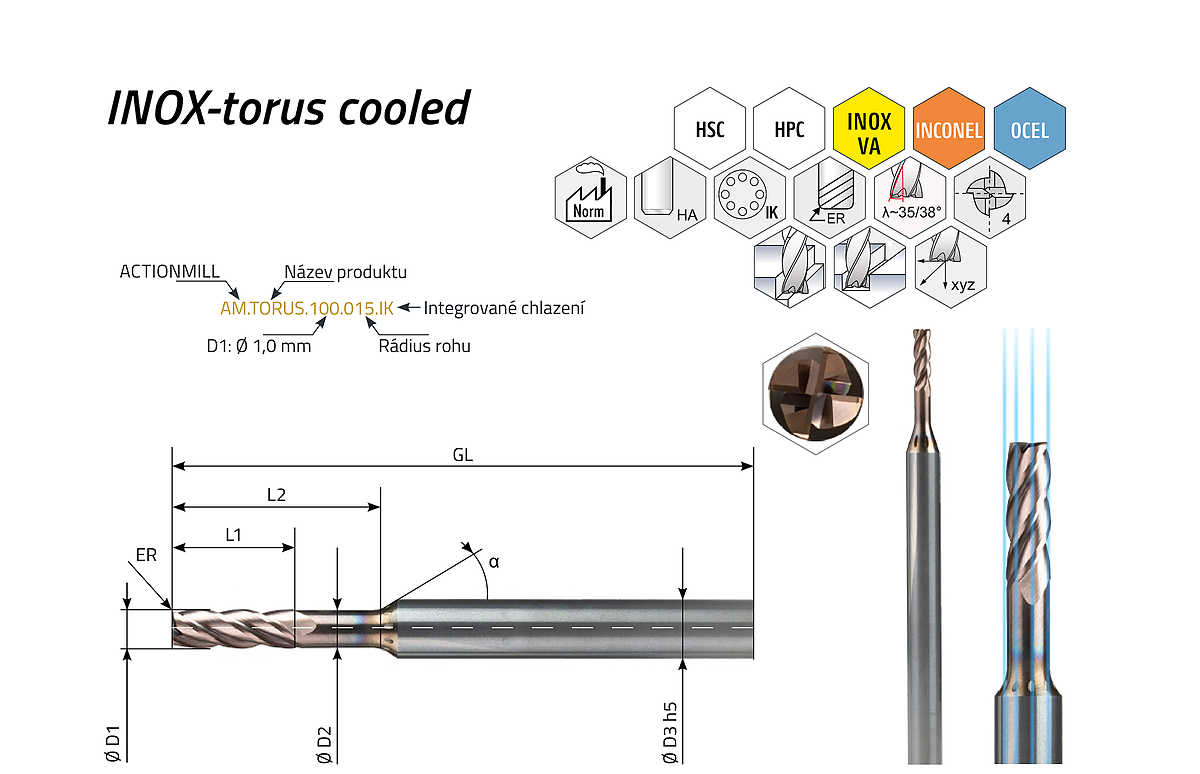 ACTIONMILL INOX-Torus cooled