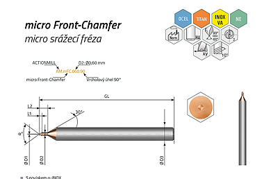 ACTIONMILL micro-Front-Chamfer – pohled 1