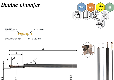 TARGETMILL Double-Chamfer — view 1